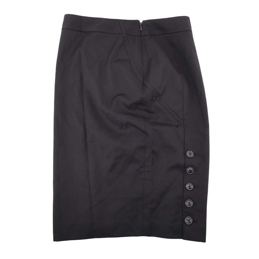 Ted Baker Button Detail Pencil Skirt Black Women Size 1